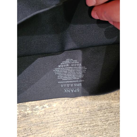 Spanx seamless high rise legging Blue textured small tummy control 547 - Picture 3 of 6